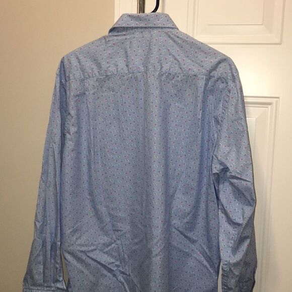 Charleston Threads TURTLE PRINT LS summer shirt L - Picture 5 of 5